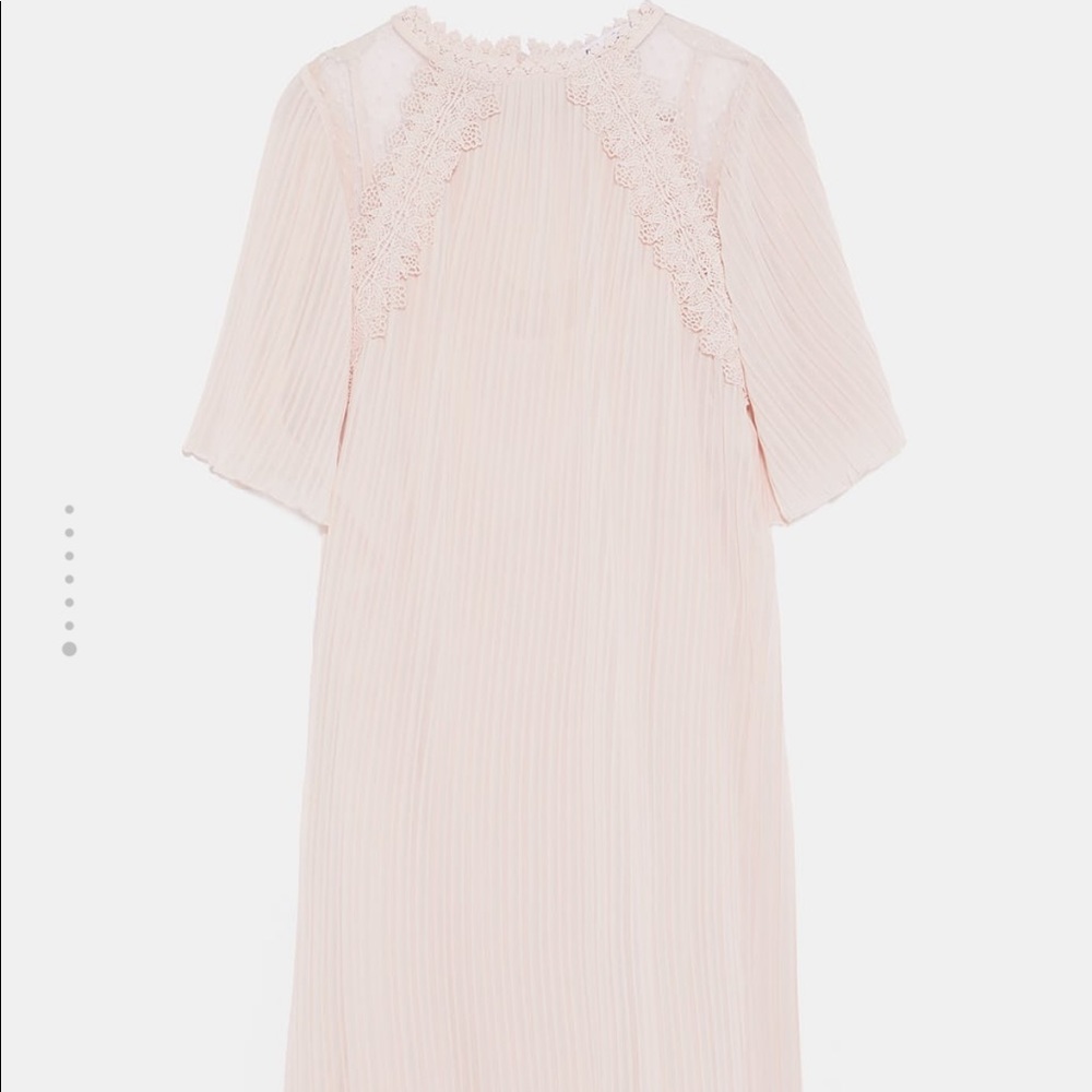 Pale pink Zara dress